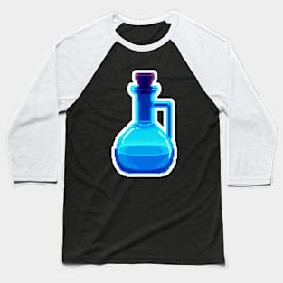 Blue Potion Bottle Baseball T-Shirt